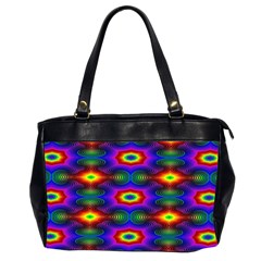 Colorfull Wallpaper Oversize Office Handbag (2 Sides) by artworkshop