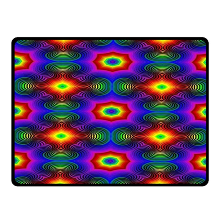 Colorfull Wallpaper One Side Fleece Blanket (Small)