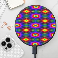 Colorfull Wallpaper Wireless Fast Charger(black)