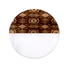 Colorfull Wallpaper Classic Marble Wood Coaster (round)  by artworkshop