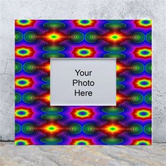 Colorfull Wallpaper White Wall Photo Frame 5  X 7 