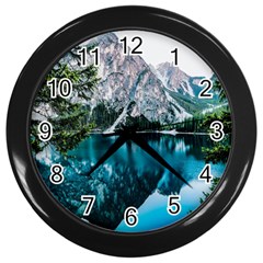 Lake Wall Clock (black) by artworkshop