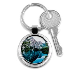 Lake Key Chain (round) by artworkshop