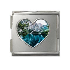 Lake Mega Link Heart Italian Charm (18mm) by artworkshop