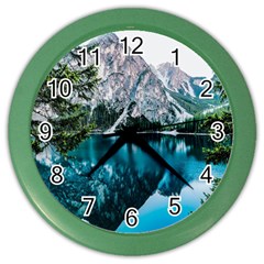 Lake Color Wall Clock by artworkshop