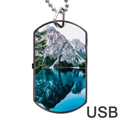 Lake Dog Tag Usb Flash (two Sides) by artworkshop