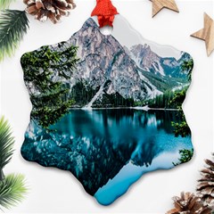 Lake Ornament (snowflake) by artworkshop