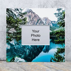 Lake White Wall Photo Frame 5  X 7 