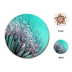 Dandelion Playing Cards Single Design (round)