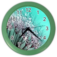 Dandelion Color Wall Clock by artworkshop