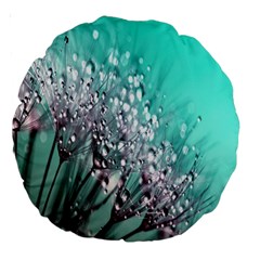 Dandelion Large 18  Premium Round Cushions