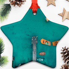 Dock Star Ornament (two Sides) by artworkshop