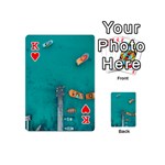 Dock Playing Cards 54 Designs (Mini) Front - HeartK