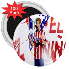 Fernando Torres Wallpaper 3  Magnets (100 Pack) by artworkshop