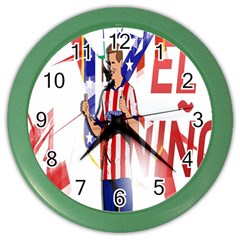 Fernando Torres Wallpaper Color Wall Clock by artworkshop