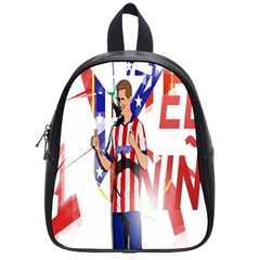 Fernando Torres Wallpaper School Bag (small) by artworkshop