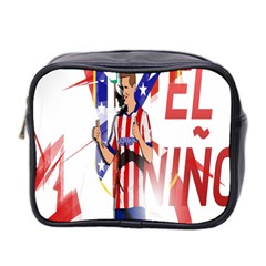 Fernando Torres Wallpaper Mini Toiletries Bag (two Sides) by artworkshop