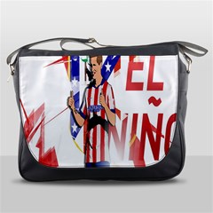 Fernando Torres Wallpaper Messenger Bag by artworkshop