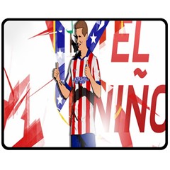 Fernando Torres Wallpaper Fleece Blanket (medium) by artworkshop