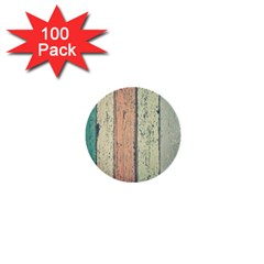 Hardwood 1  Mini Buttons (100 pack) 