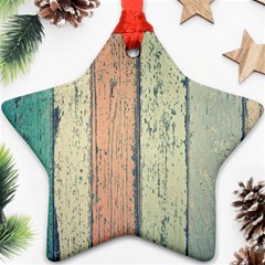 Hardwood Star Ornament (two Sides) by artworkshop