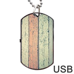 Hardwood Dog Tag Usb Flash (two Sides) by artworkshop