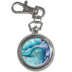 Pastel Sea Waves Key Chain Watches