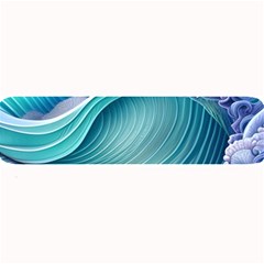 Pastel Sea Waves Large Bar Mat by GardenOfOphir