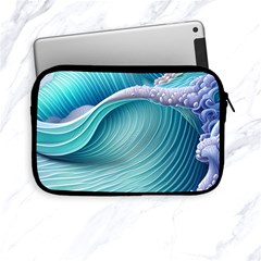 Pastel Sea Waves Apple Ipad Mini Zipper Cases by GardenOfOphir