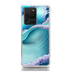 Pastel Sea Waves Samsung Galaxy S20 Ultra 6 9 Inch Tpu Uv Case by GardenOfOphir