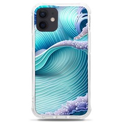 Pastel Sea Waves Iphone 12 Mini Tpu Uv Print Case	 by GardenOfOphir