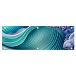 Pastel Sea Waves Banner and Sign 6  x 2  Front