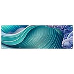 Pastel Sea Waves Banner and Sign 12  x 4  Front