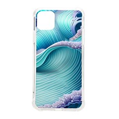 Pastel Sea Waves Iphone 11 Pro Max 6 5 Inch Tpu Uv Print Case by GardenOfOphir