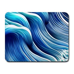 Sunny Ocean Wave Small Mousepad by GardenOfOphir