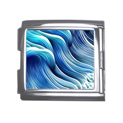 Sunny Ocean Wave Mega Link Italian Charm (18mm) by GardenOfOphir