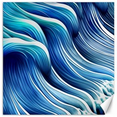 Sunny Ocean Wave Canvas 12  X 12  by GardenOfOphir