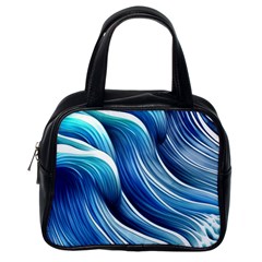 Sunny Ocean Wave Classic Handbag (one Side) by GardenOfOphir