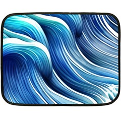 Sunny Ocean Wave Fleece Blanket (mini) by GardenOfOphir