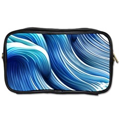 Sunny Ocean Wave Toiletries Bag (two Sides) by GardenOfOphir