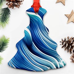 Sunny Ocean Wave Ornament (christmas Tree)  by GardenOfOphir