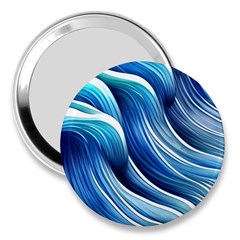 Sunny Ocean Wave 3  Handbag Mirrors by GardenOfOphir