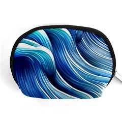 Sunny Ocean Wave Accessory Pouch (medium) by GardenOfOphir