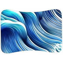 Sunny Ocean Wave Velour Seat Head Rest Cushion by GardenOfOphir