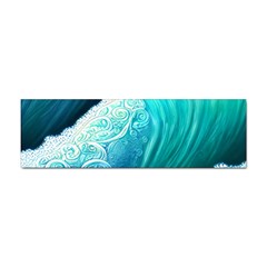 Abstract Waves In Blue And Green Sticker Bumper (10 Pack) by GardenOfOphir