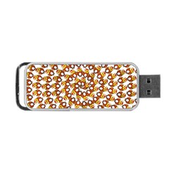 Owl Animal Bird Nature Feather Eyes Plumage Portable Usb Flash (one Side) by Ravend