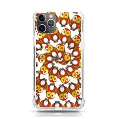 Owl Animal Bird Nature Feather Eyes Plumage Iphone 11 Pro 5 8 Inch Tpu Uv Print Case by Ravend