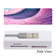 Pink Waves On The Beach Ii Memory Card Reader (stick) by GardenOfOphir