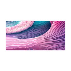 Pink Waves On The Beach Ii Yoga Headband by GardenOfOphir