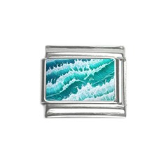 Waves On The Ocean Ii Italian Charm (9mm) by GardenOfOphir